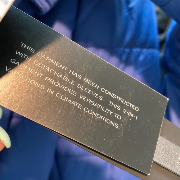 Vintage SJ Y2K Convertible Puffer Coat Size L - Picture 12 of 14